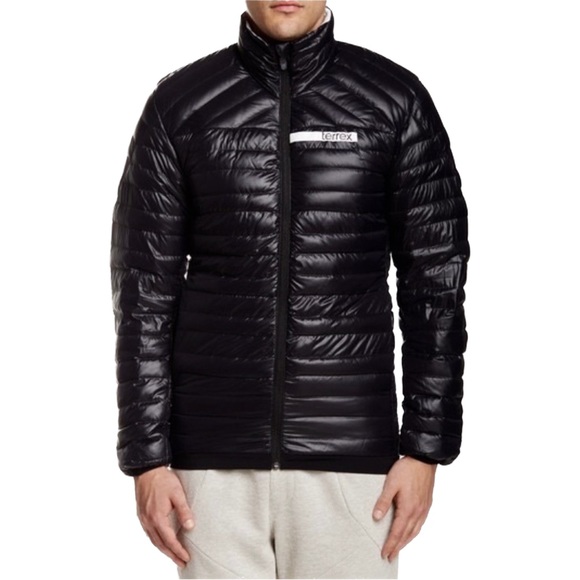 Adidas Terrex Downblaze Men’s Jacket Sz S In Black